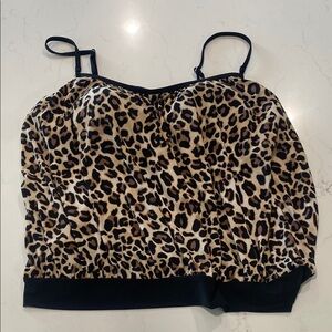 Bathing suit tank top.